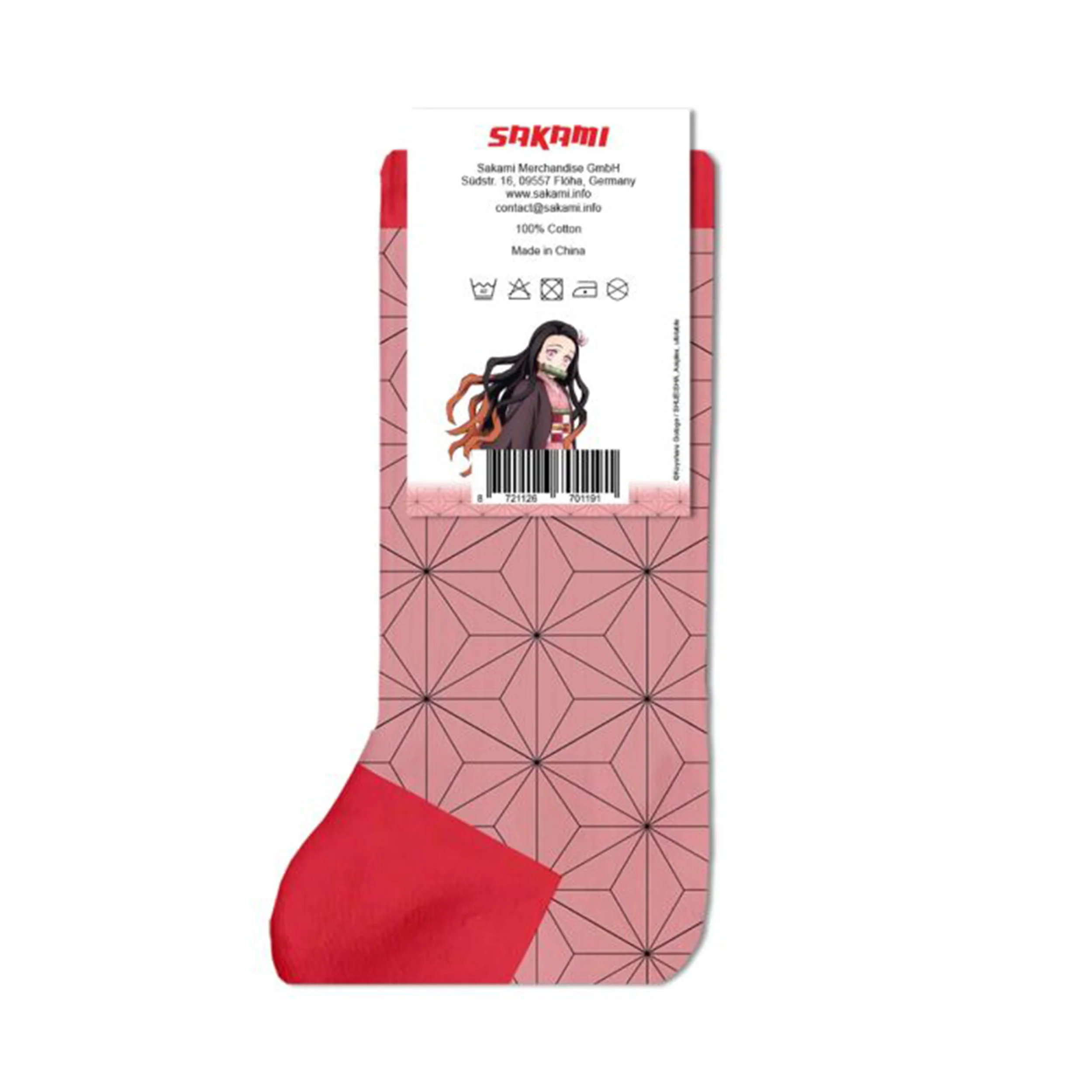 Demon Slayer - Nezuko Kamado - Socken - 2er Pack (Größe 36-40)